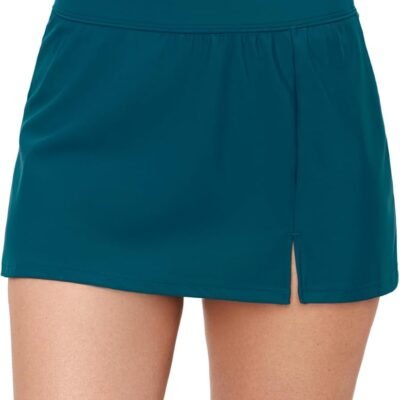 Aqua Green Women Skirted Bottom